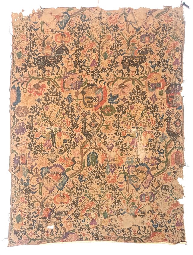 European Verdure Needlepoint Tapestry Panel — view 9
