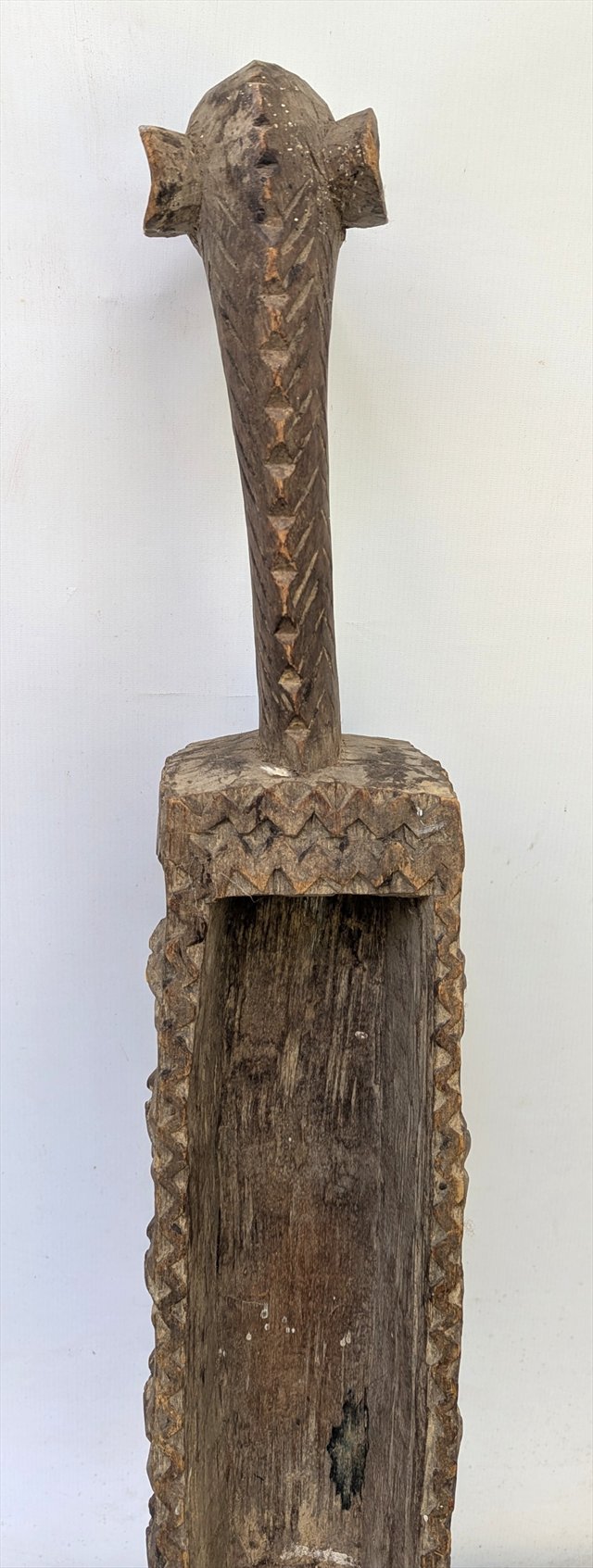 Dogon Aduno Koro Ritual Trough with Horse Head, Mali — view 5