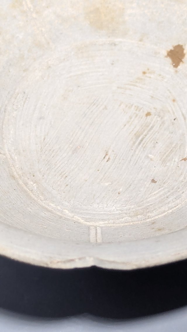 Korean Unified Silla Stoneware Lotus Bowl — view 5