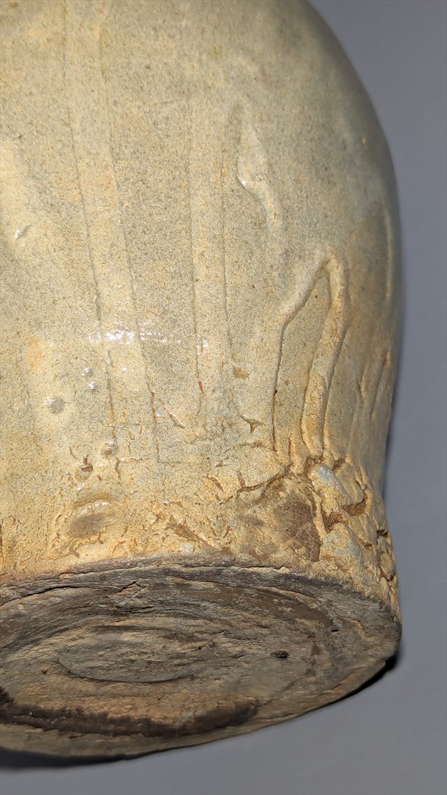 Korean Goryeo Dynasty Celadon Dish-Mouth Vase — view 10