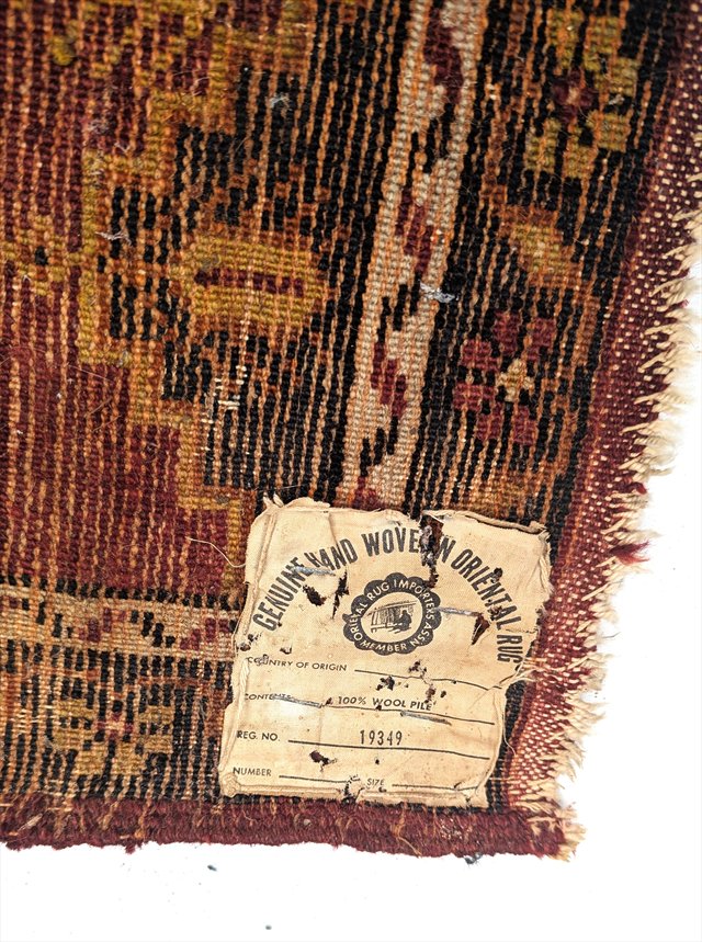 Vintage Hand-Knotted Caucasian Wool Rug — view 5