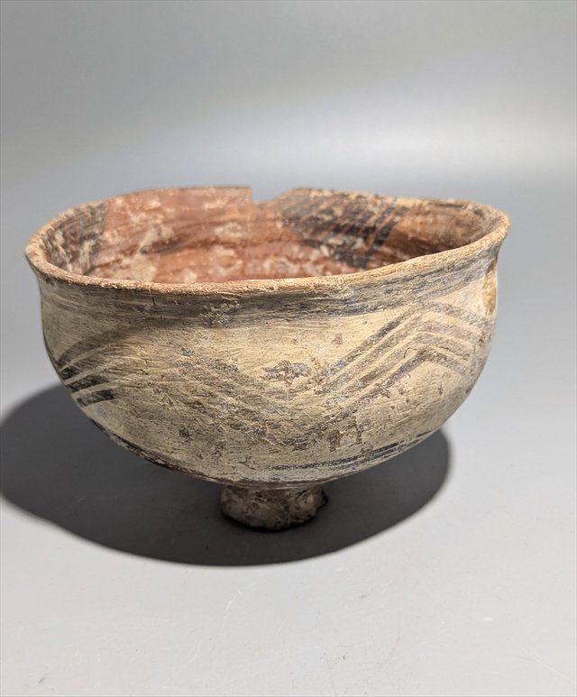 Indus Valley Painted Pottery Footed Bowl — view 7
