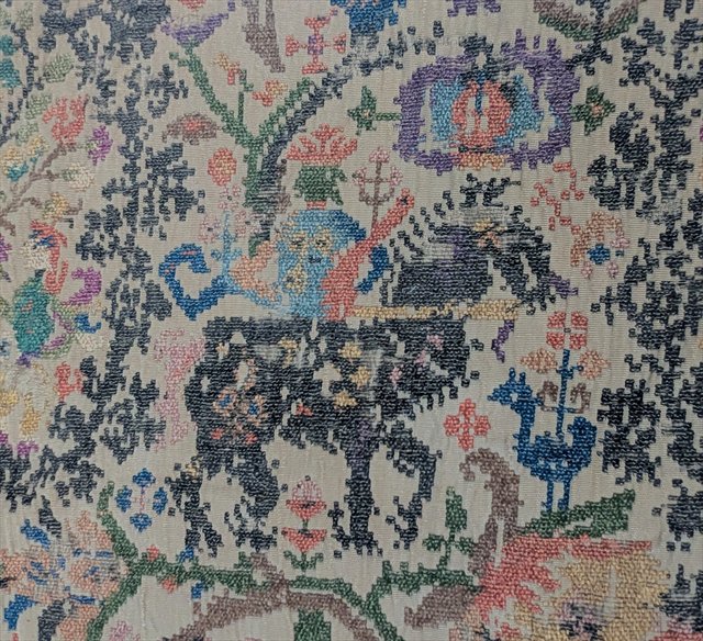 European Verdure Needlepoint Tapestry Panel — view 3
