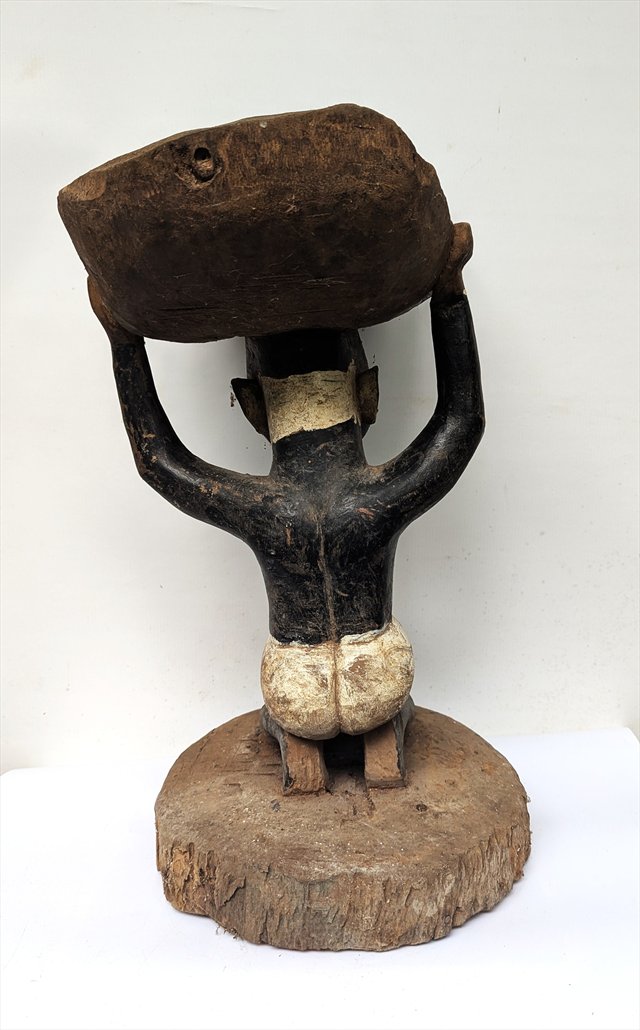 Central African Figural Caryatid Stool — view 6