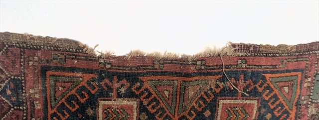 Antique Shahsavan Tribal Mafrash End Panel — view 3