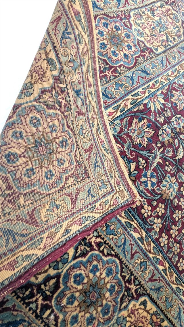 Persian Kashan or Isfahan Tree of Life Prayer Rug — view 5