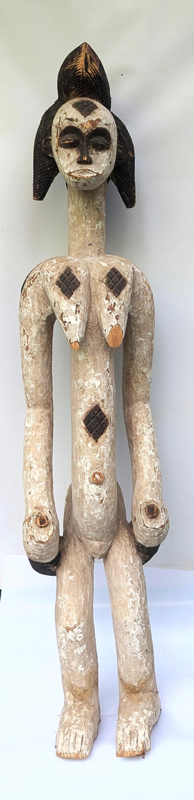 Monumental Igbo Alusi Female Shrine Figure, Nigeria — view 1