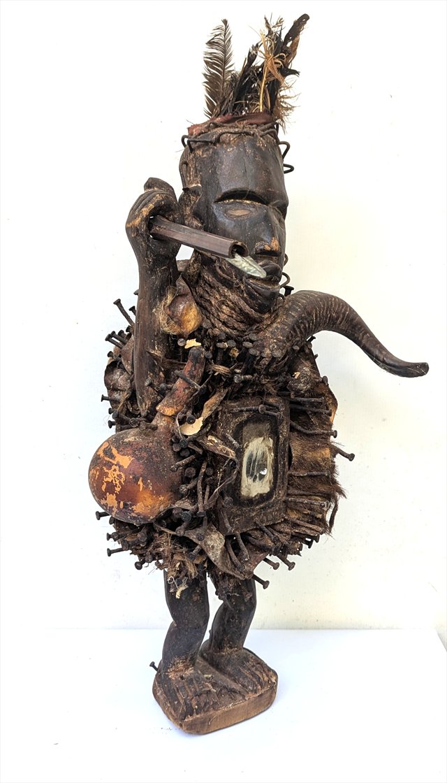 Kongo Nkisi Nkondi Power Figure, DRC/Angola — view 4