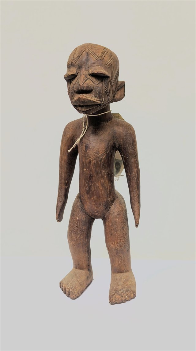 Ngbaka or Related Male Figure, Democratic Republic of the Congo — view 1