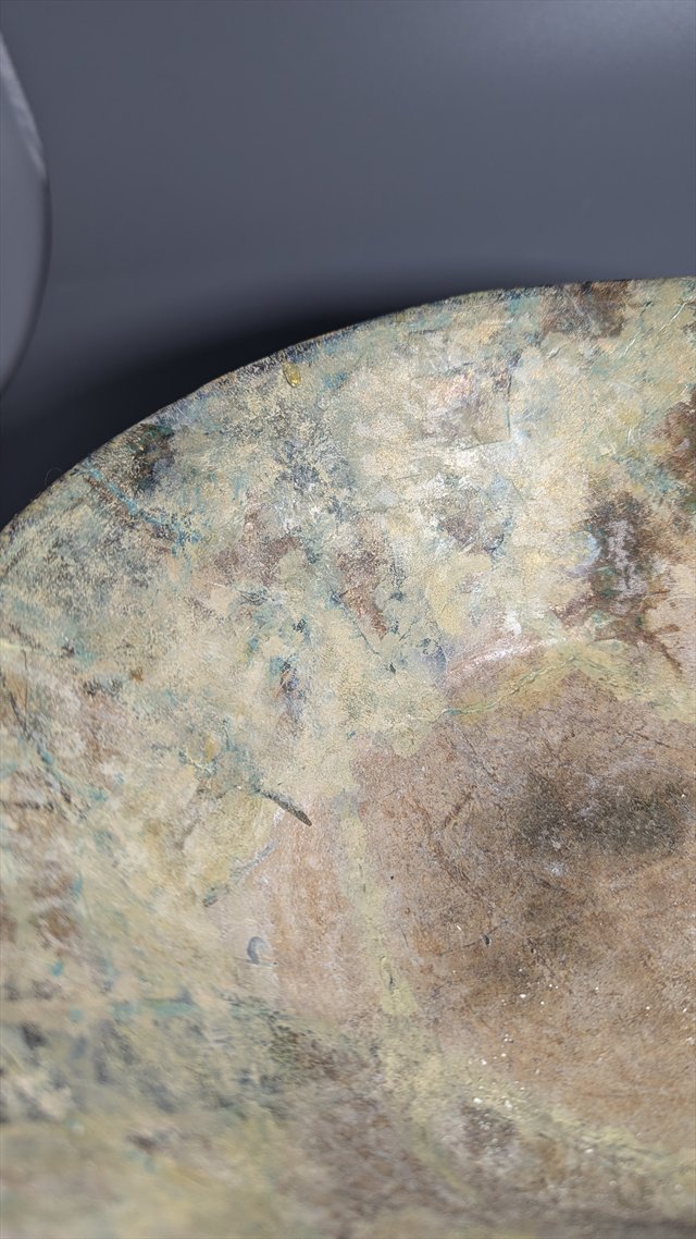 Medieval Persian Splash-Glazed Conical Bowl — view 7