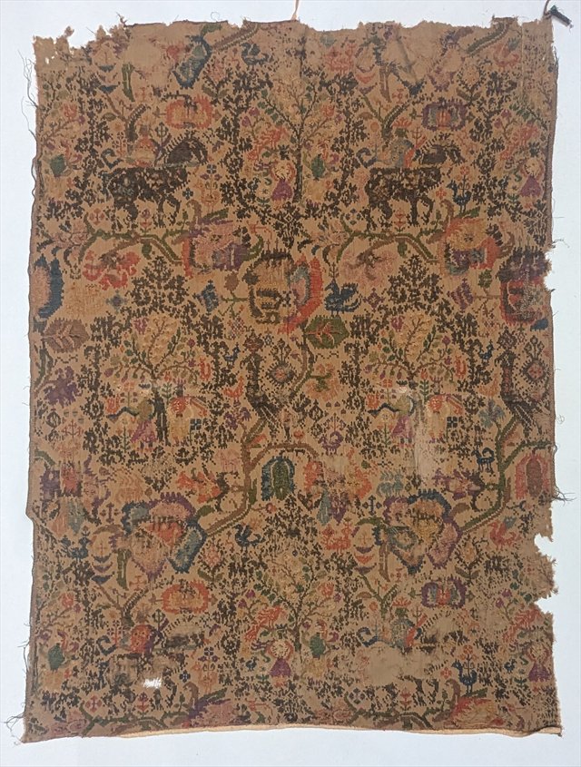 European Verdure Needlepoint Tapestry Panel — view 8
