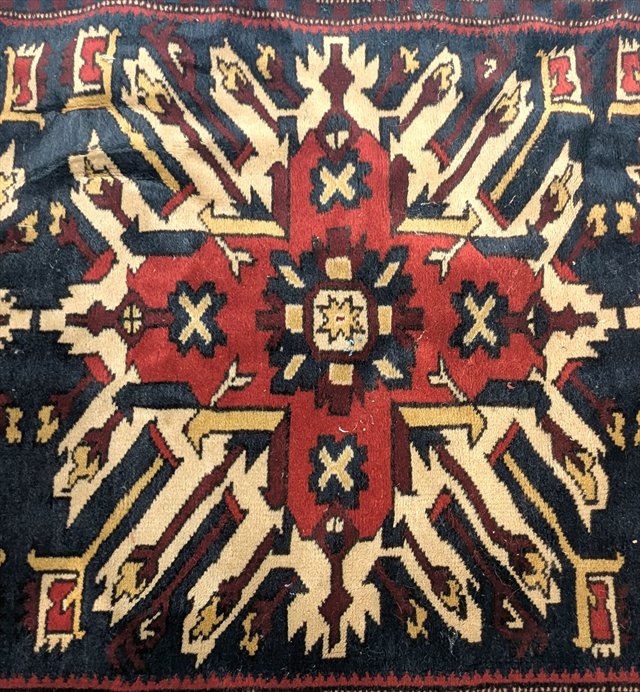 Antique Caucasian Seychour Rug — view 5
