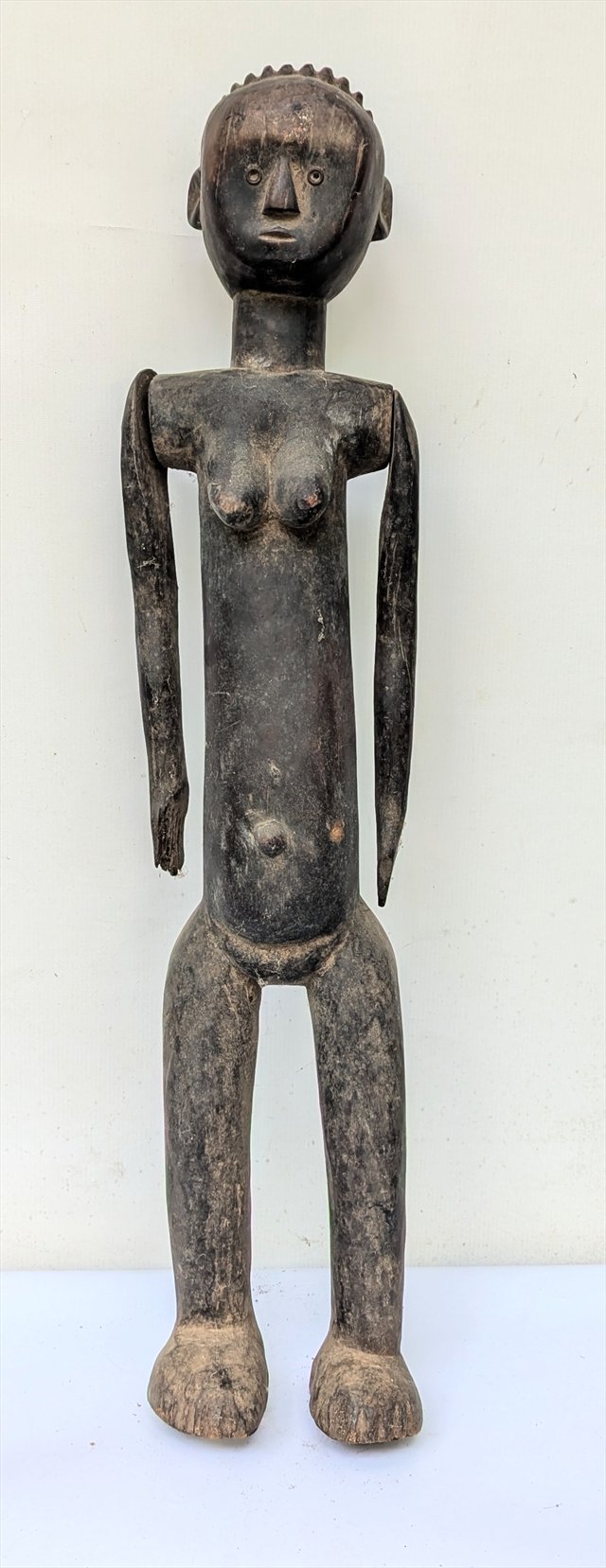 Hehe Female Figure with Articulated Arms, Tanzania, Lankton Collection — view 1