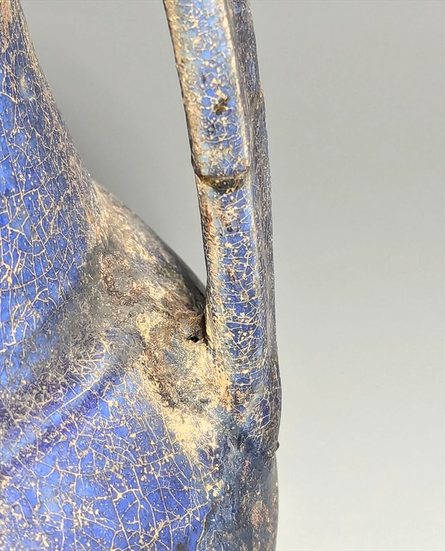 Persian Blue-Glazed Pottery Jug, Iran — view 4