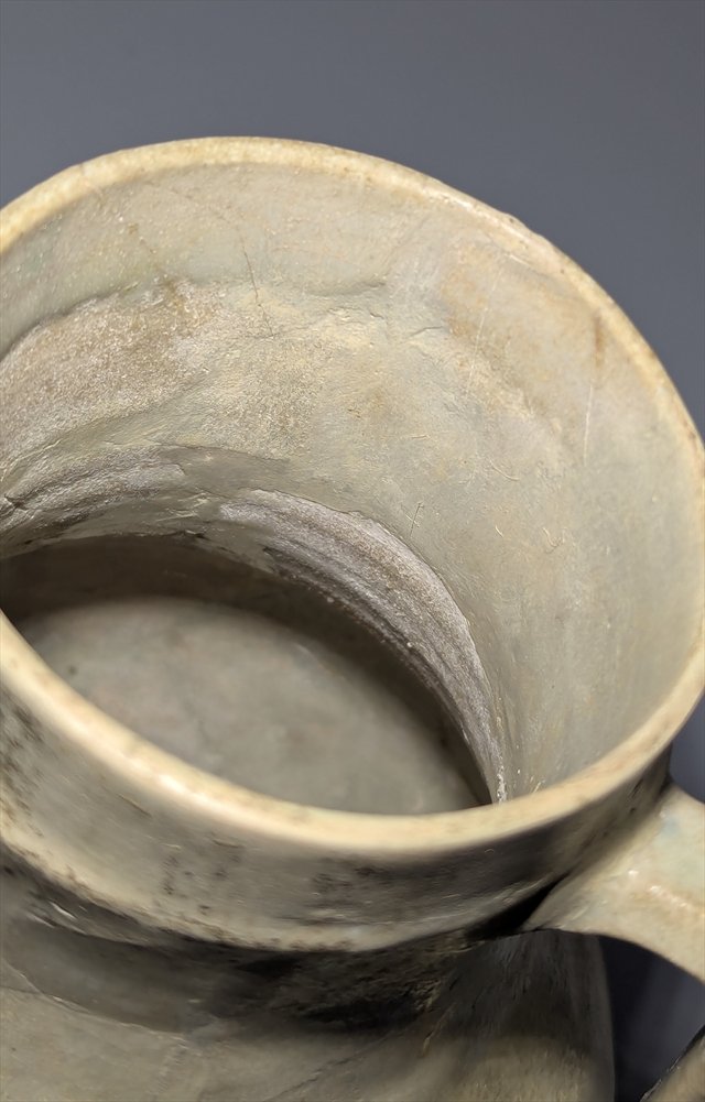 Chinese Straw-Glazed Single-Handled Ewer — view 11