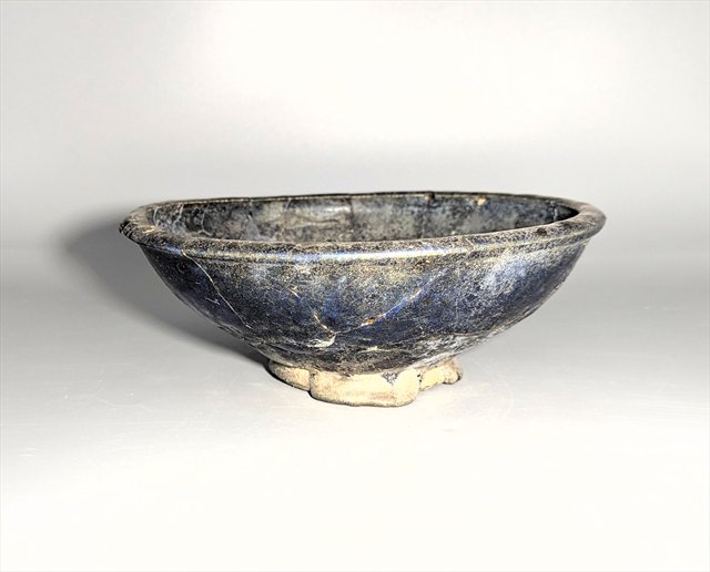Persian Cobalt-Glazed Stonepaste Bowl, 12th-13th Century — view 1