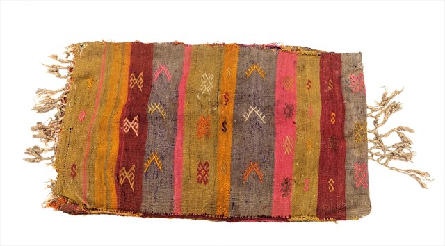 Antique Anatolian Heybe Saddlebag Face — view 5