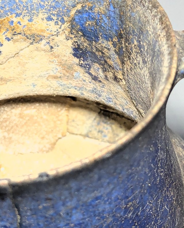 Persian Blue-Glazed Pottery Jug, Iran — view 7