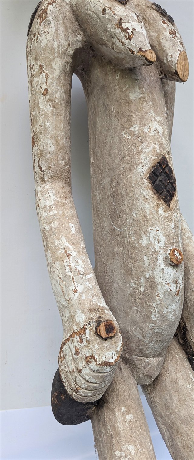 Monumental Igbo Alusi Female Shrine Figure, Nigeria — view 5