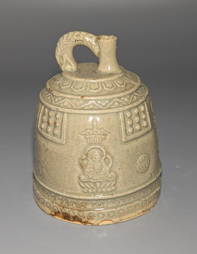 Korean Celadon Temple Bell-Form Liquor Decanter — view 5