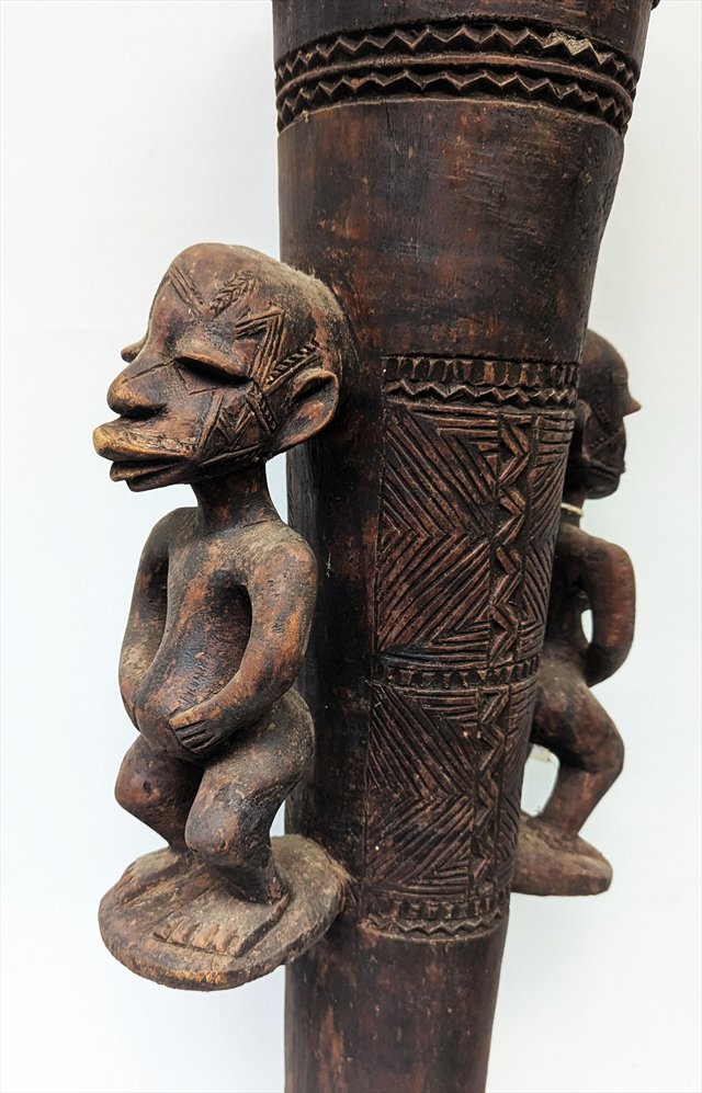 Makonde Figural Drum, Tanzania or Mozambique — view 4