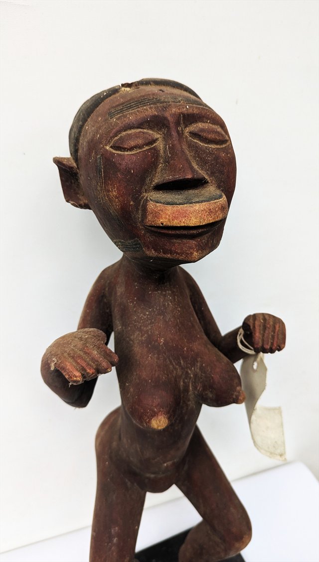 African Female Ancestral Figure, Jean-Pierre Hallet Collection — view 2