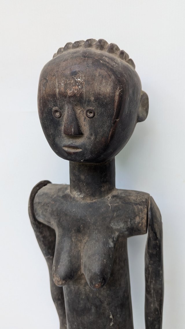 Hehe Female Figure with Articulated Arms, Tanzania, Lankton Collection — view 3