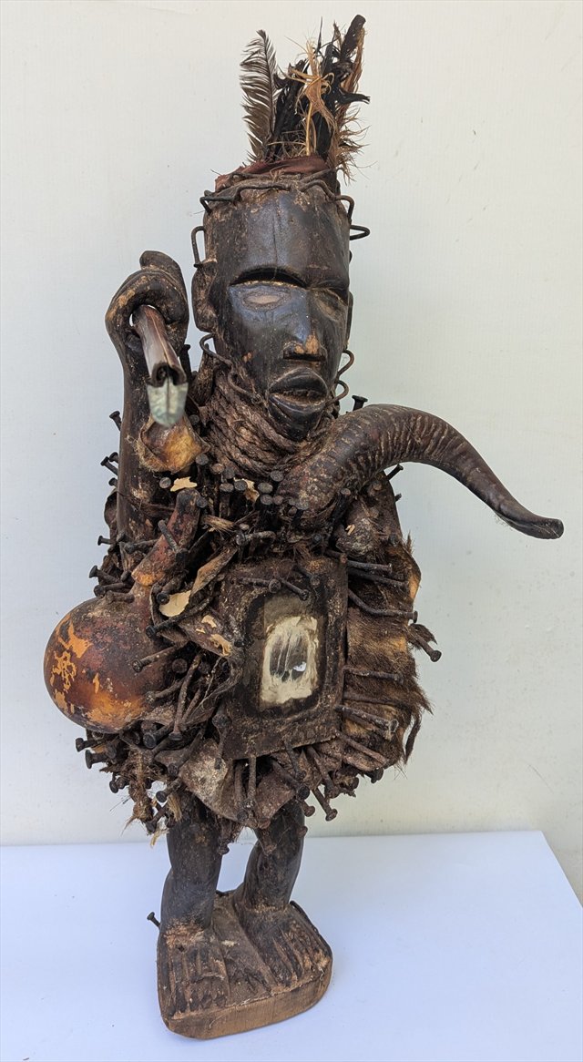 Kongo Nkisi Nkondi Power Figure, DRC/Angola — view 3