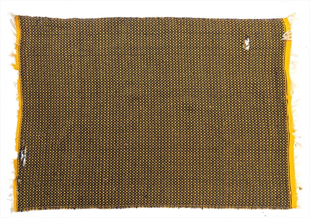 Vintage Handwoven Wool Utility Blanket — view 8
