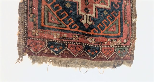 Antique Shahsavan Tribal Mafrash End Panel — view 2