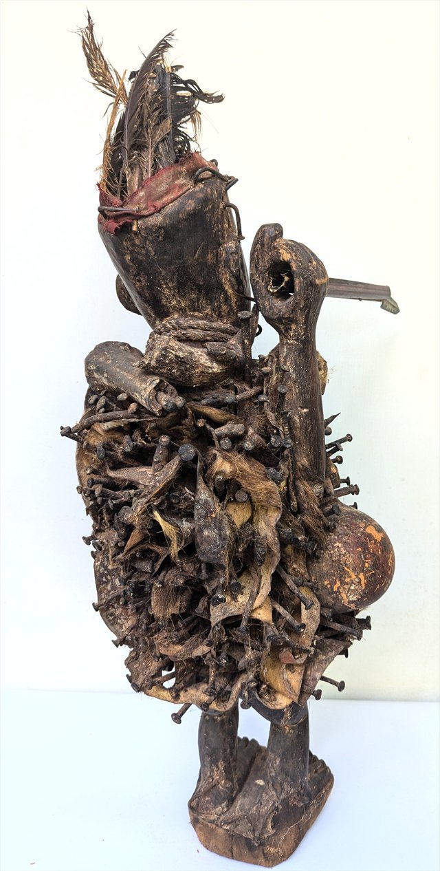 Kongo Nkisi Nkondi Power Figure, DRC/Angola — view 6