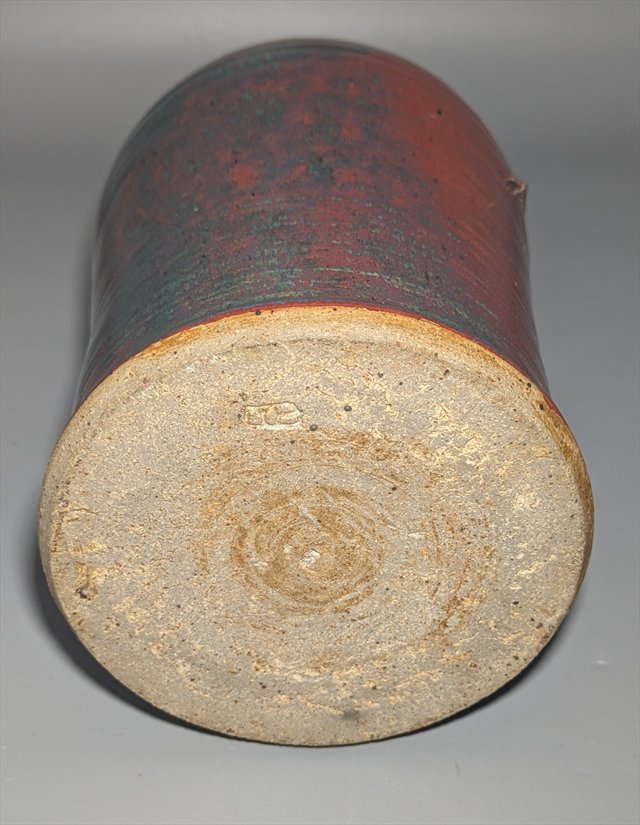 Studio Stoneware Vase with Applied Relief Decoration — view 5