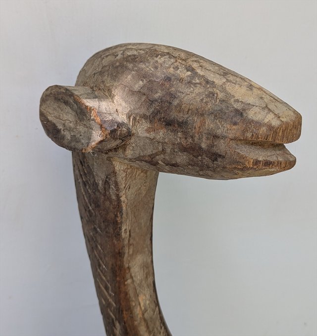 Dogon Aduno Koro Ritual Trough with Horse Head, Mali — view 2