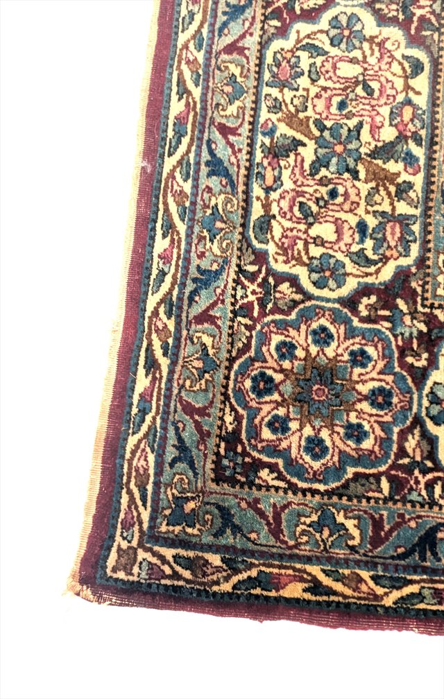 Persian Kashan or Isfahan Tree of Life Prayer Rug — view 4