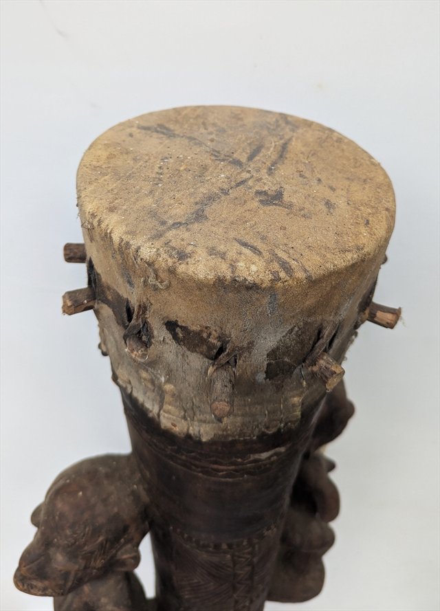 Makonde Figural Drum, Tanzania or Mozambique — view 6