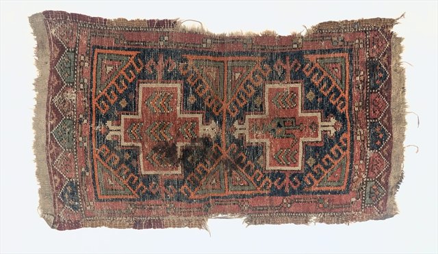 Antique Shahsavan Tribal Mafrash End Panel — view 4