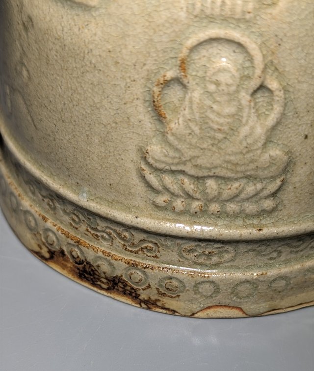 Korean Celadon Temple Bell-Form Liquor Decanter — view 6
