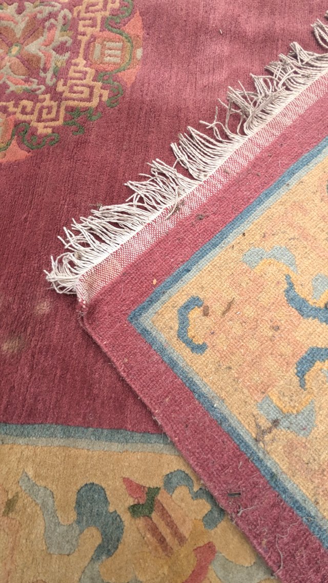 Chinese Art Deco Wool Rug, Tientsin — view 5