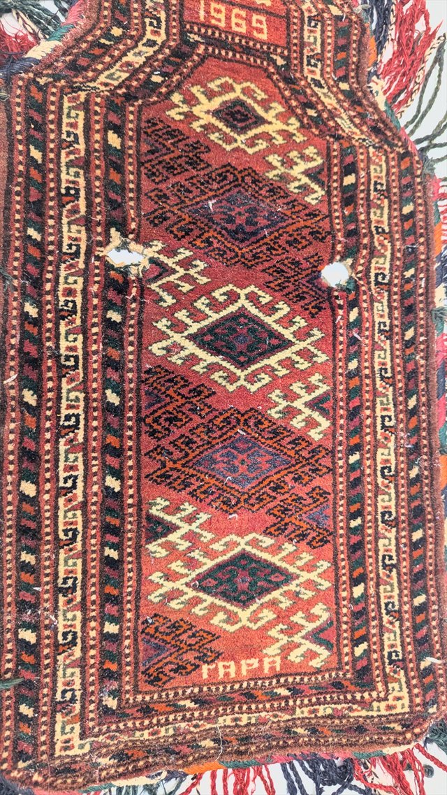 Baluch Tribal Pile-Woven Salt Bag — view 4