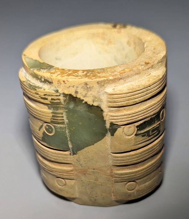 Chinese Archaic Jade Cong — view 2 of 5