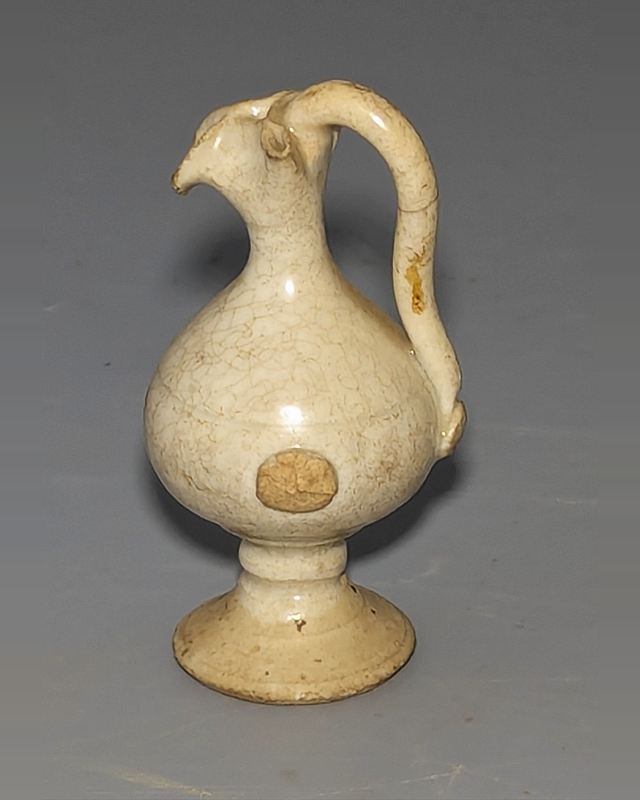 Chinese White-Glazed Miniature Ewer, Tang / Liao Dynasty Style — view 1 of 5