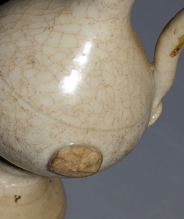 Chinese White-Glazed Miniature Ewer, Tang / Liao Dynasty Style — view 5 of 5