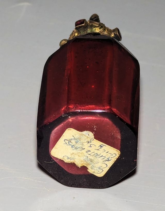 Sino-Tibetan Gem-Set Gilt-Silver Snuff Bottle — view 5 of 5