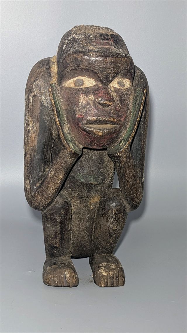 Yombe Carved Wooden Commemorative Ancestor Figure, Democratic Republic of the Congo — view 2 of 5