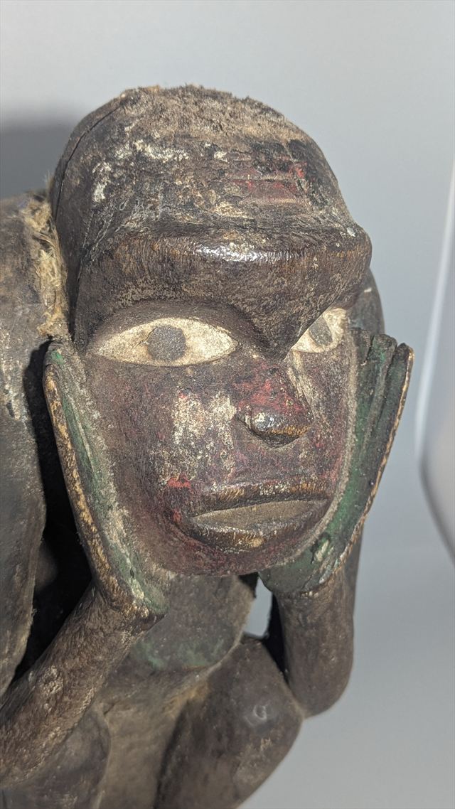 Yombe Carved Wooden Commemorative Ancestor Figure, Democratic Republic of the Congo — view 3 of 5