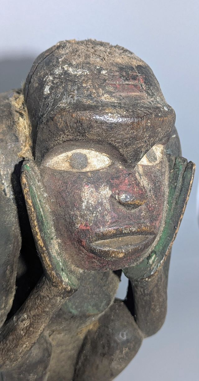 Yombe Carved Wooden Commemorative Ancestor Figure, Democratic Republic of the Congo — view 4 of 5