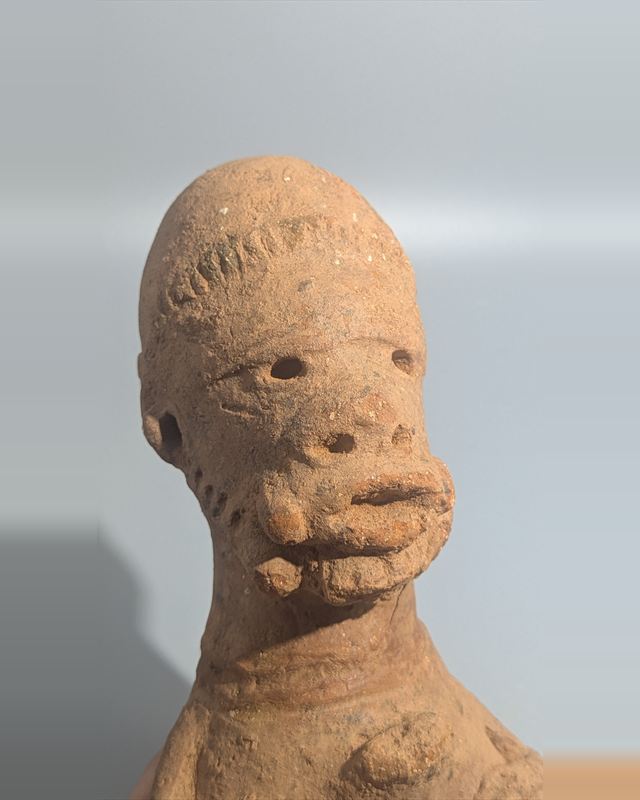 Nigerian Terracotta Female Figure, Nok Culture, Sokoto Style — view 1 of 5