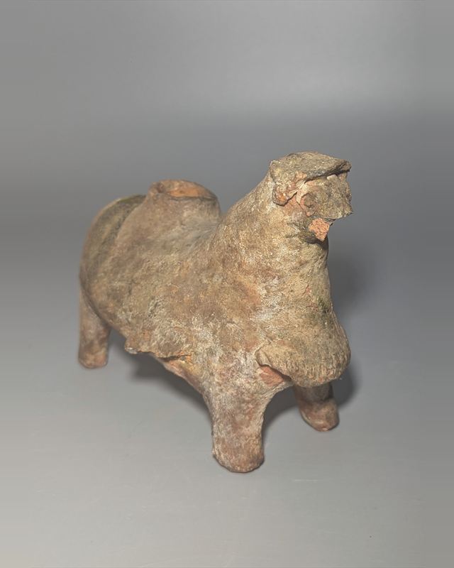 Ancient Iranian Terracotta Bull-Form Vessel, Probably Parthian — view 1 of 5