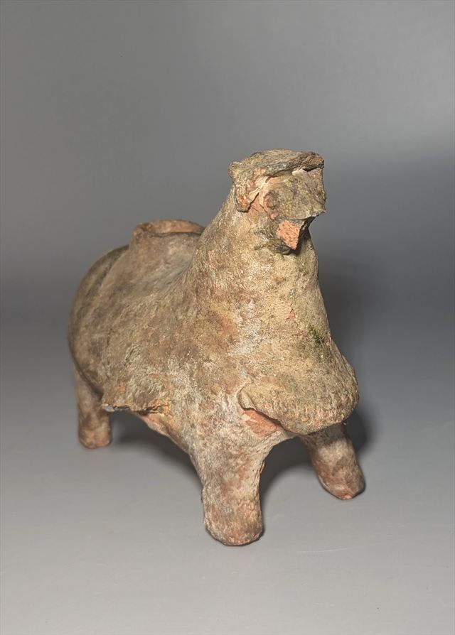 Ancient Iranian Terracotta Bull-Form Vessel, Probably Parthian — view 2 of 5