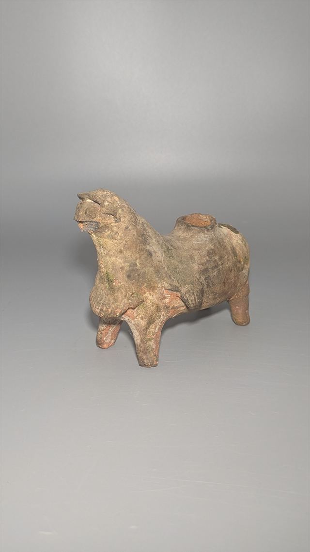 Ancient Iranian Terracotta Bull-Form Vessel, Probably Parthian — view 4 of 5
